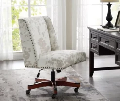 Austin Brown Linen Cow Print Office Chair -Northlight Outlet Home Store 810543224 A0 8