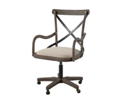 Radley Cafe Gray Wash X-Back Swivel Office Chair -Northlight Outlet Home Store 810543227 4