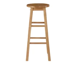 Hue 29" Natural Round Wood Bar Stool -Northlight Outlet Home Store 810543380 4