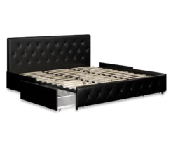 DHP Dana Faux Leather Upholstered Bed With Storage 32 DHP Dana Faux Leather Upholstered Bed With Storage -Northlight Outlet Home Store 810543731 5