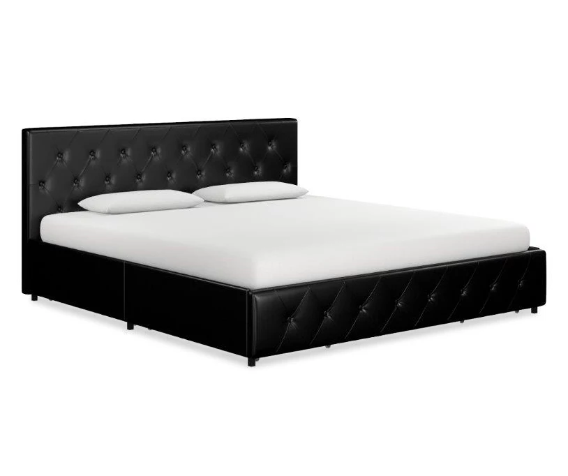 DHP Dana Faux Leather Upholstered Bed With Storage 14 DHP Dana Faux Leather Upholstered Bed With Storage - Image 14