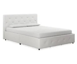 DHP Dana Faux Leather Upholstered Bed With Storage 22 DHP Dana Faux Leather Upholstered Bed With Storage -Northlight Outlet Home Store 810543734 1