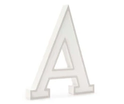 Monogram Gray Wash Tabletop Letter Plaque -Northlight Outlet Home Store 810544004 1