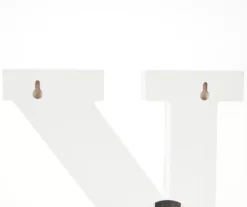 Monogram Gray Wash Tabletop Letter Plaque -Northlight Outlet Home Store 810544007 2