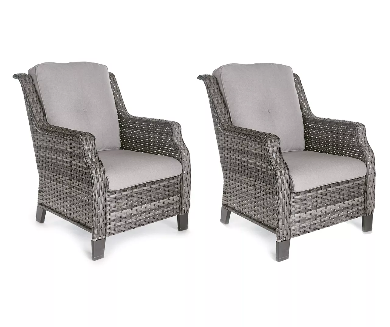 Real Living Rockbridge All-Weather Wicker Cushioned Patio Chairs, 2-Pack 1 Real Living Rockbridge All-Weather Wicker Cushioned Patio Chairs, 2-Pack