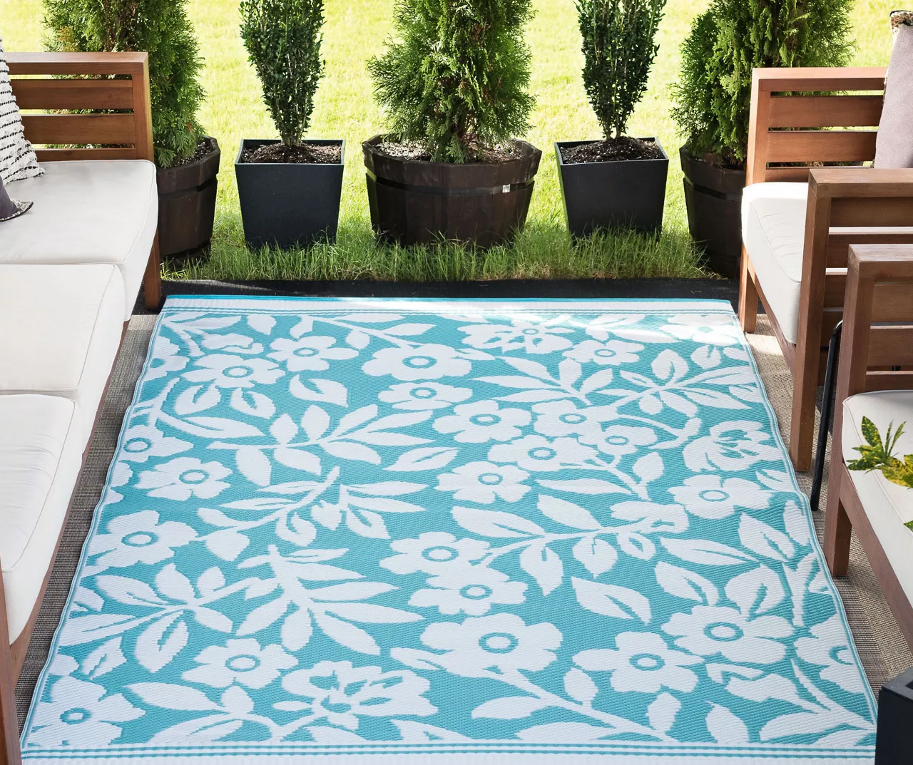 Plastic Outdoor Area Rug, (5' X 7') 13 Plastic Outdoor Area Rug, (5' X 7') - Image 13