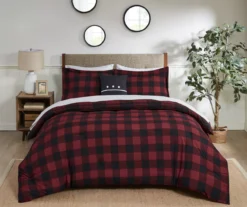 Red Buffalo Plaid Rochester Reversible California King 8-Piece Comforter Set