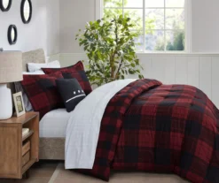 Red Buffalo Plaid Rochester Reversible California King 8-Piece Comforter Set -Northlight Outlet Home Store 810547533 810547534 810547687 810547688 810547689 6