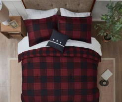 Red Buffalo Plaid Rochester Reversible California King 8-Piece Comforter Set -Northlight Outlet Home Store 810547533 810547534 810547687 810547688 810547689 7