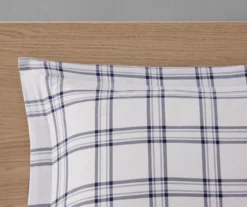 Navy Plaid Leroy Reversible California King 8-Piece Comforter Set -Northlight Outlet Home Store 810547535 11