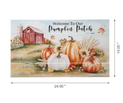"Pumpkin Patch" Rustic Farm & Pumpkin Wall Decor -Northlight Outlet Home Store 810547818 6
