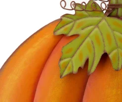 36" Oversize Orange Metal Pumpkin Yard Stake -Northlight Outlet Home Store 810547849 6