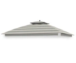 Shadow Creek Gazebo Stone Stripe Replacement Canopy 18 Shadow Creek Gazebo Stone Stripe Replacement Canopy -Northlight Outlet Home Store 810549224 11