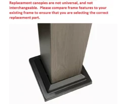 Shadow Creek Gazebo Stone Stripe Replacement Canopy 15 Shadow Creek Gazebo Stone Stripe Replacement Canopy -Northlight Outlet Home Store 810549224 4