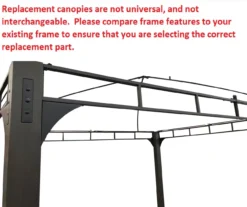 Shadow Creek Gazebo Stone Stripe Replacement Canopy 22 Shadow Creek Gazebo Stone Stripe Replacement Canopy -Northlight Outlet Home Store 810549224 51