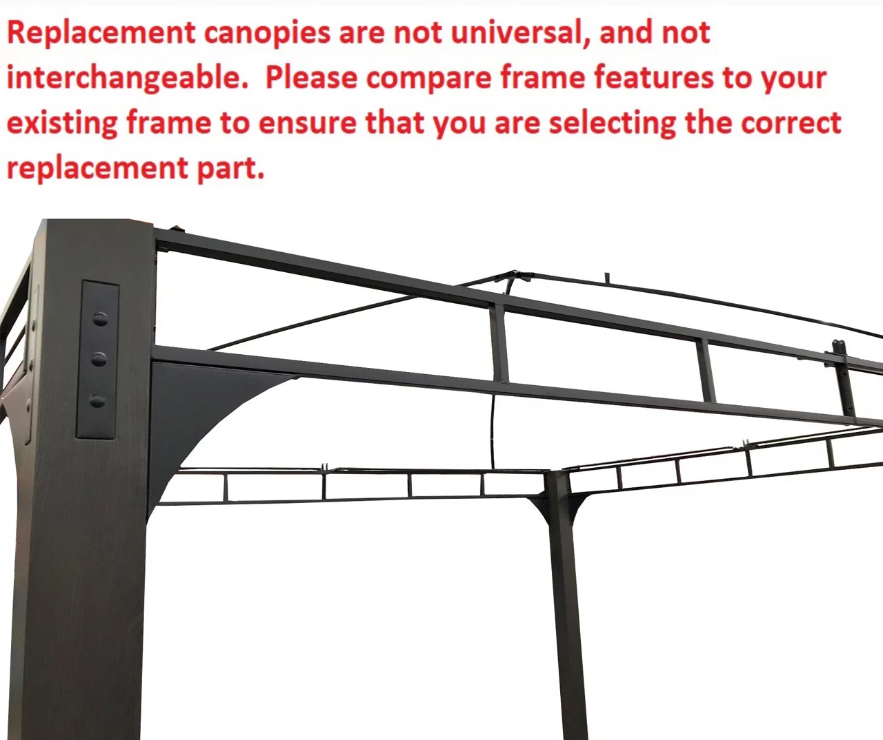 Shadow Creek Gazebo Stone Stripe Replacement Canopy 11 Shadow Creek Gazebo Stone Stripe Replacement Canopy - Image 11