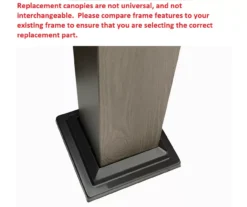 Shadow Creek Gazebo Palm Leaves Replacement Canopy -Northlight Outlet Home Store 810549235 4