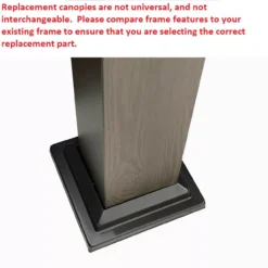 Shadow Creek Gazebo Palm Leaves Replacement Canopy -Northlight Outlet Home Store 810549235 41