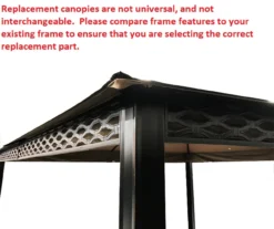 Oakmont Gazebo Beige Replacement Riplock Canopy -Northlight Outlet Home Store 810549263 5