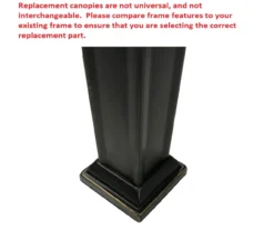 Oakmont Gazebo Beige Replacement Riplock Canopy -Northlight Outlet Home Store 810549263 6