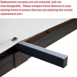 Capilano Pergola Beige Replacement Riplock Canopy -Northlight Outlet Home Store 810549289 41