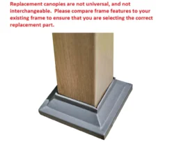 Capilano Pergola Beige Replacement Riplock Canopy -Northlight Outlet Home Store 810549289 8