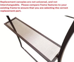 Dome Top Grill Gazebo Beige Replacement Riplock Canopy -Northlight Outlet Home Store 810549305 6