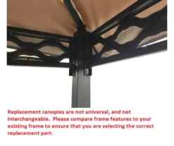 Pinehurst Grill Gazebo Beige Replacement Canopy -Northlight Outlet Home Store 810549353 51