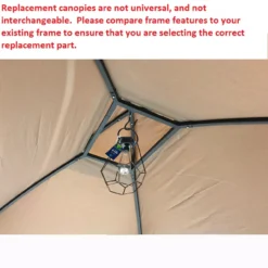 Pinehurst Grill Gazebo Beige Replacement Canopy -Northlight Outlet Home Store 810549353 6