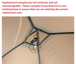 Pinehurst Grill Gazebo Beige Replacement Canopy -Northlight Outlet Home Store 810549353 61