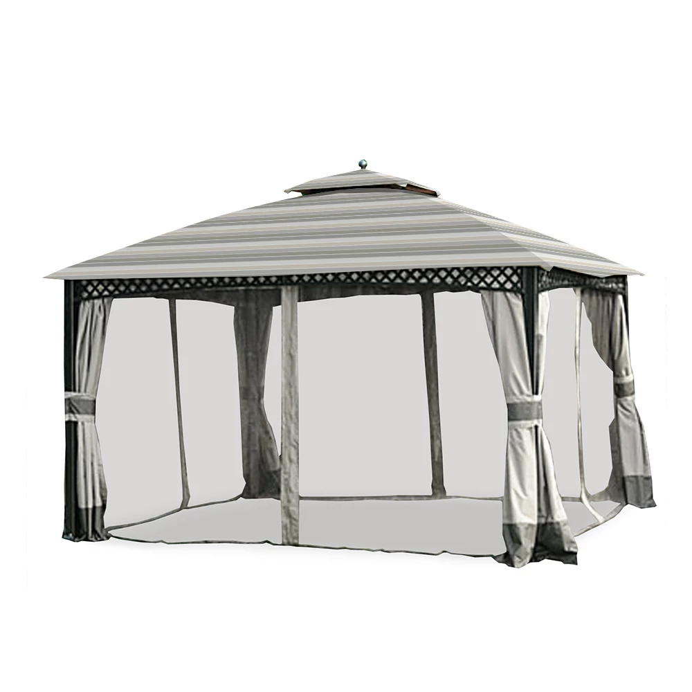 Windsor Dome Gazebo Stone Stripe Replacement Canopy 3 Windsor Dome Gazebo Stone Stripe Replacement Canopy - Image 3