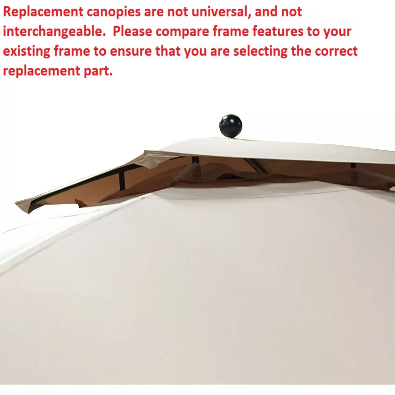 Windsor Dome Gazebo Stone Stripe Replacement Canopy 4 Windsor Dome Gazebo Stone Stripe Replacement Canopy - Image 4