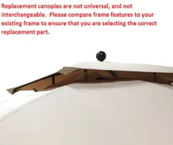 Windsor Dome Gazebo Stone Stripe Replacement Canopy 24 Windsor Dome Gazebo Stone Stripe Replacement Canopy -Northlight Outlet Home Store 810549383 41