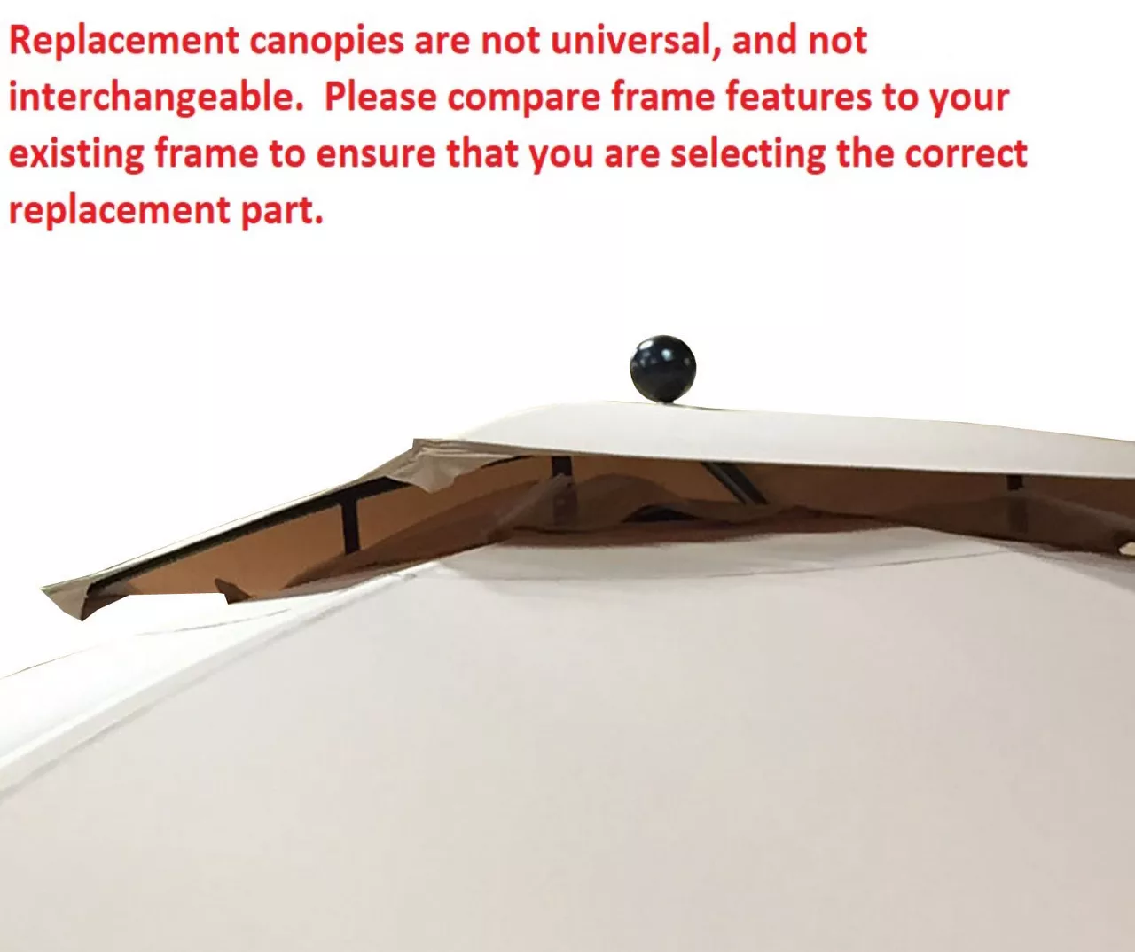 Windsor Dome Gazebo Stone Stripe Replacement Canopy 11 Windsor Dome Gazebo Stone Stripe Replacement Canopy - Image 11