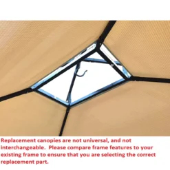 Windsor Grill Gazebo Palm Leaves Replacement Canopy -Northlight Outlet Home Store 810549392 4