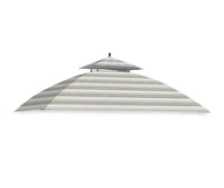 Windsor Grill Gazebo Stone Stripe Replacement Canopy -Northlight Outlet Home Store 810549394 11