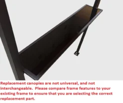 Windsor Grill Gazebo Stone Stripe Replacement Canopy -Northlight Outlet Home Store 810549394 51