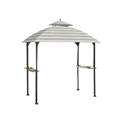 Windsor Grill Gazebo Stone Stripe Replacement Canopy -Northlight Outlet Home Store 810549394 8