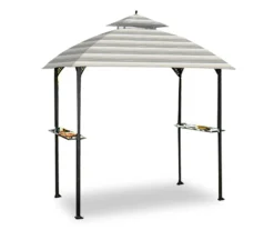 Windsor Grill Gazebo Stone Stripe Replacement Canopy -Northlight Outlet Home Store 810549394 81