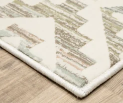 Capeita White & Earth-Tone Geometric Area Rug -Northlight Outlet Home Store 810551268 1