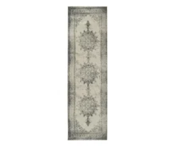 Ricardo Ivory & Gray Ornate Mandala Area Rug