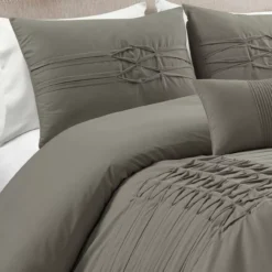 Aurora Pleated Pintuck Comforter Set 38 Aurora Pleated Pintuck Comforter Set -Northlight Outlet Home Store 810552888 1