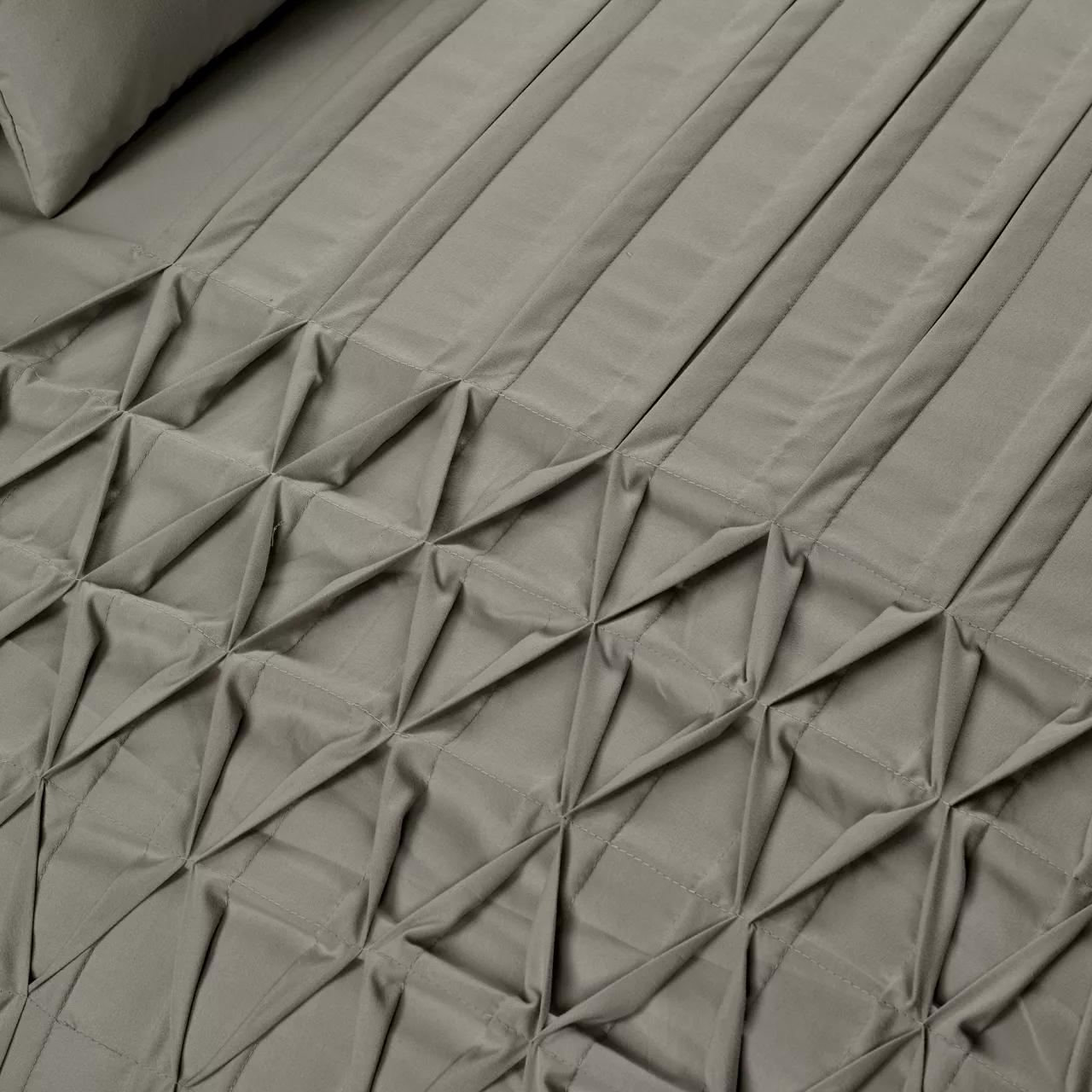 Aurora Pleated Pintuck Comforter Set 20 Aurora Pleated Pintuck Comforter Set - Image 20