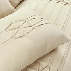 Aurora Pleated Pintuck Comforter Set 28 Aurora Pleated Pintuck Comforter Set -Northlight Outlet Home Store 810552893 3