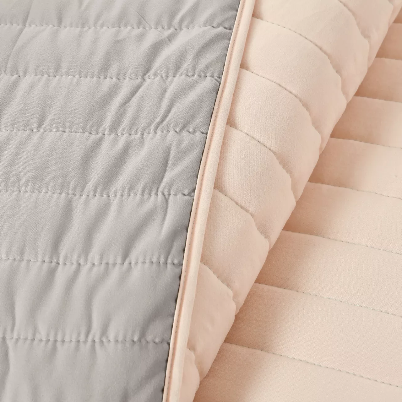 Soft Rose Stripe All-Season Twin XL 2-Piece Coverlet Quilt Set 7 Soft Rose Stripe All-Season Twin XL 2-Piece Coverlet Quilt Set - Image 7