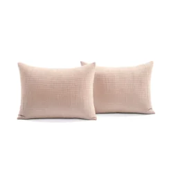 Kantha Blush Stitched-Row Full/Queen 3-Piece Quilt Coverlet Set -Northlight Outlet Home Store 810552980 4