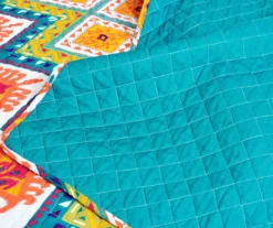 Boho Zigzag Reversible 3-Piece Quilt Set 20 Boho Zigzag Reversible 3-Piece Quilt Set -Northlight Outlet Home Store 810553318 41
