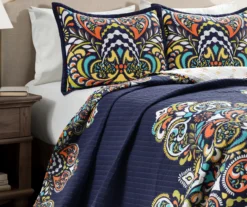 Clara Floral Reversible 3-Piece Quilt Set 23 Clara Floral Reversible 3-Piece Quilt Set -Northlight Outlet Home Store 810553329 1