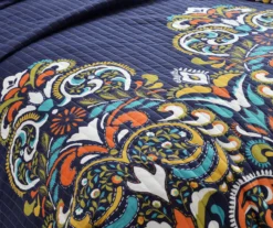 Clara Floral Reversible 3-Piece Quilt Set 36 Clara Floral Reversible 3-Piece Quilt Set -Northlight Outlet Home Store 810553332 3