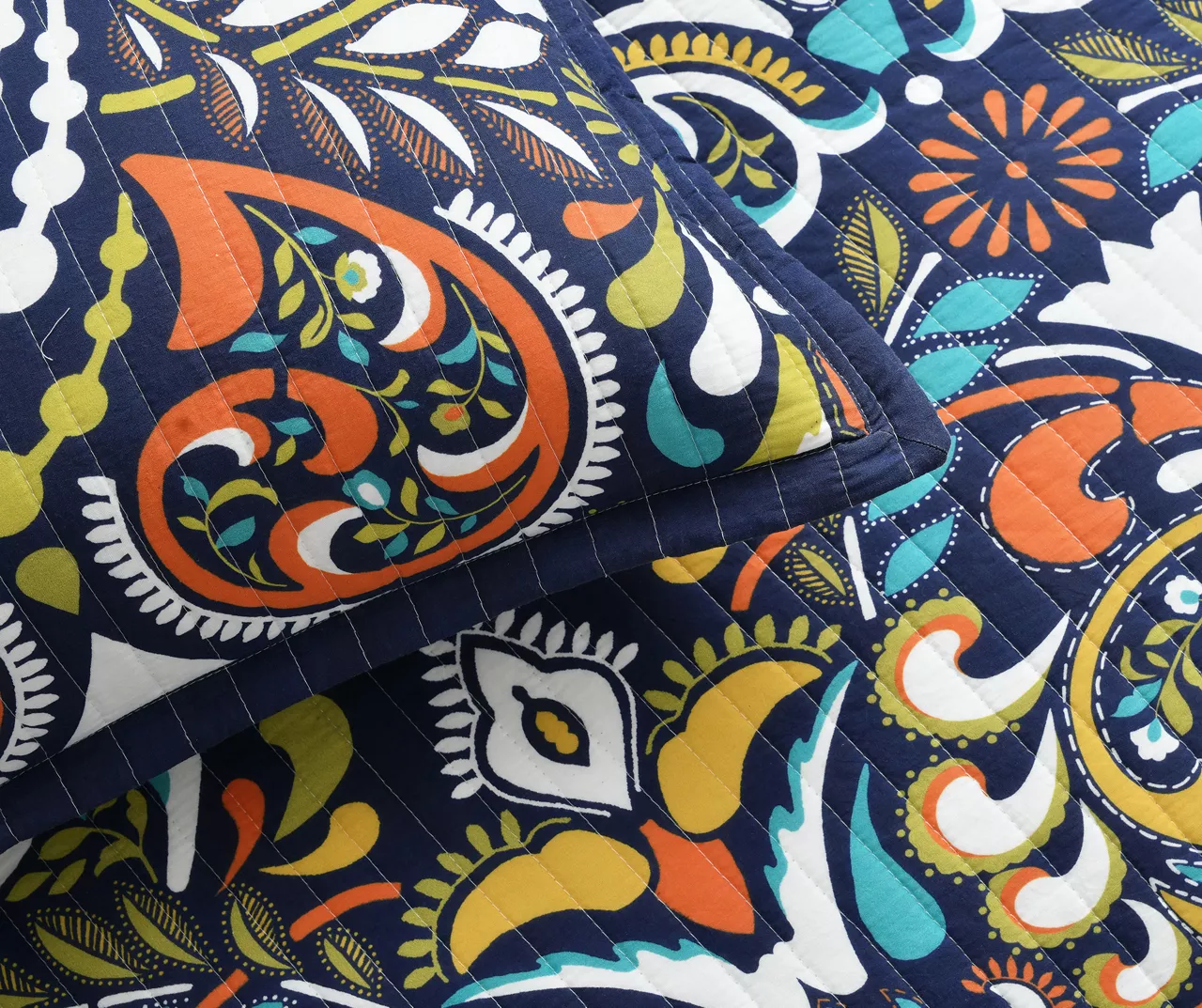 Clara Floral Reversible 3-Piece Quilt Set 18 Clara Floral Reversible 3-Piece Quilt Set - Image 18